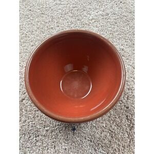 Val Do Sol Portugal Terracotta Red Glazed Bowl.
